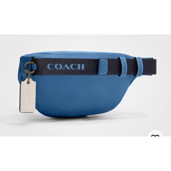 COACH SPRINT Blue Leather Belt Bag - Picture 11 of 11